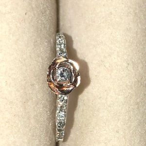 Enchanted Disney Belle 1/4 CT Diamond Ring